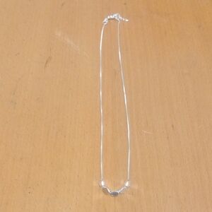 Sterling Silver Box Necklace (18")